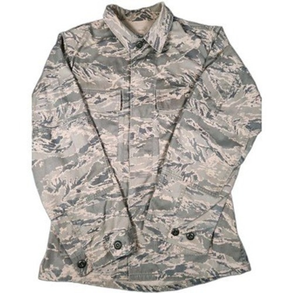 USAF Military Field Coat Jacket ABU Digital Tiger Stripe Camo Combat Uniform 38R